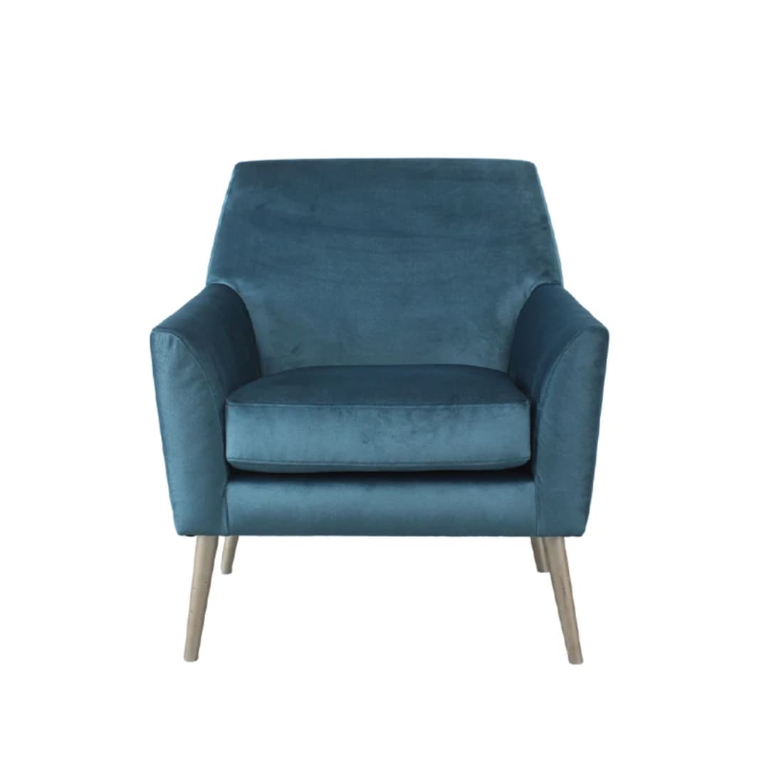 Living Room Velvet Arm Chair