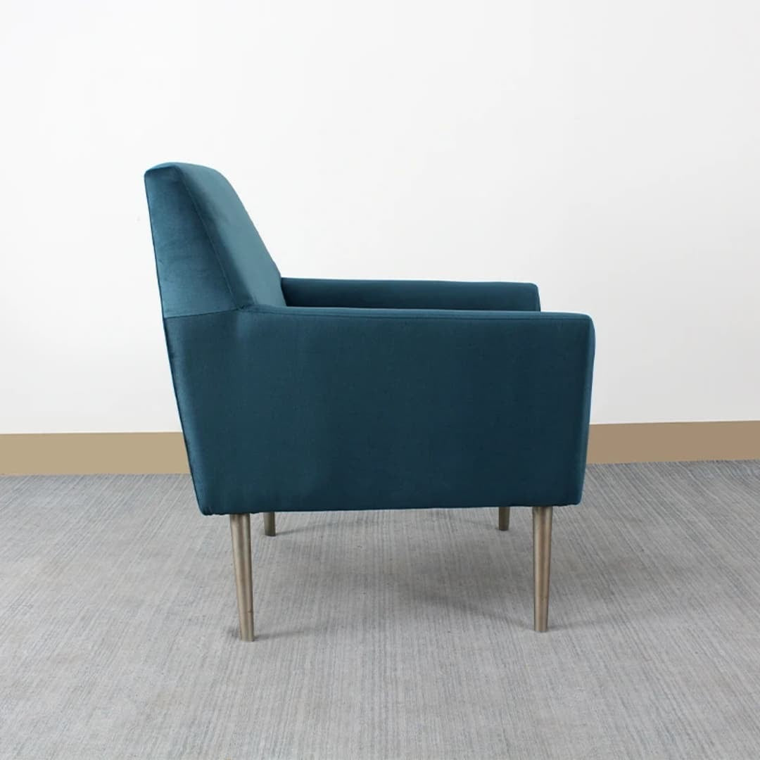 Living Room Velvet Arm Chair