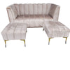 2 Seater Couch With 2 Ottoman