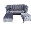 2 Seater Couch With 2 Ottoman