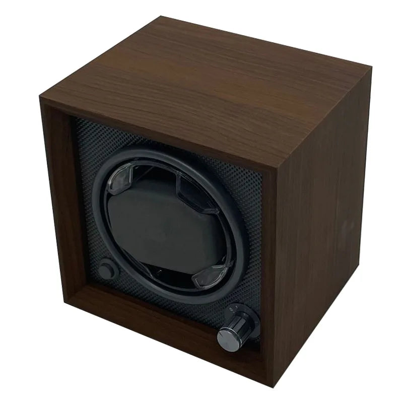 Watch Winder For Automatic Watches Single Slots Storage Box Mechanical Watches Dustproof Antimagnetic Adjustment Mabuchi Motor_2